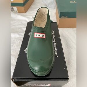 Hunter Women’s Green Rain Booties